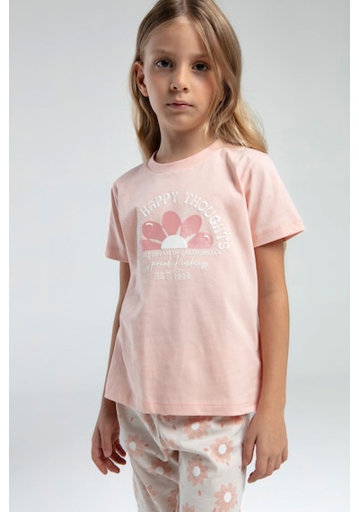Rolypoly Kız Çocuk Pembe Kapri Takımı 5274-47616 Pembe