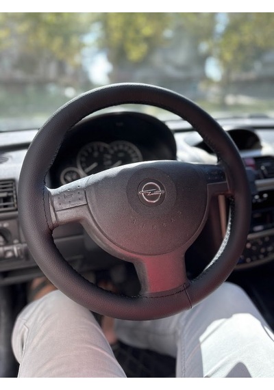Opel Corsa Combo Zafira Üniversal Direksiyon Kılıfı Araca Özel K Siyah