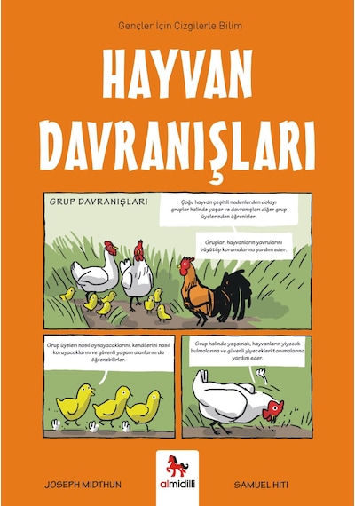 Hayvan Davranışları - Gençler İçin Çizgilerle Bilim Ciltli Almidilli Yayınları