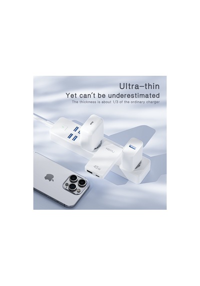 Hepu Hp-c35 45w Gan Ultra İnce 1,4 Cm Hızlı Şarj Adaptörü + Type-c Kablo