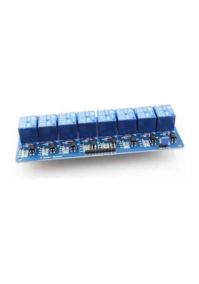 8 Kanal Dc 12v Röle Modül Ac 250v Dc 30v 10a Optokuplör İzolasyonlu Girişler Elektronik Anahtar