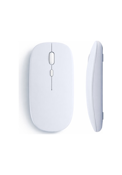 Tablet Ve Telefon İçin Bluetooth Mouse Apple Uyumlu iOS Android Şarjlı Batarya Usb Dongle Ve Kablo Dahil 13515