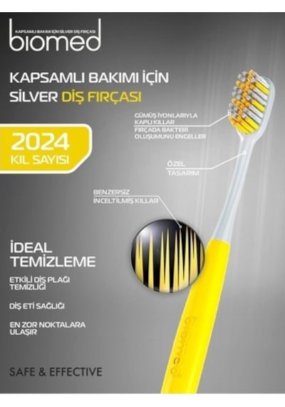 Biomed Silver Diş Fırçası Orta
