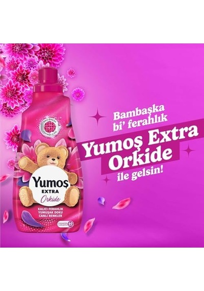 Extra Konsantre Çamaşır Orkide 1440 Ml 1000'li Set