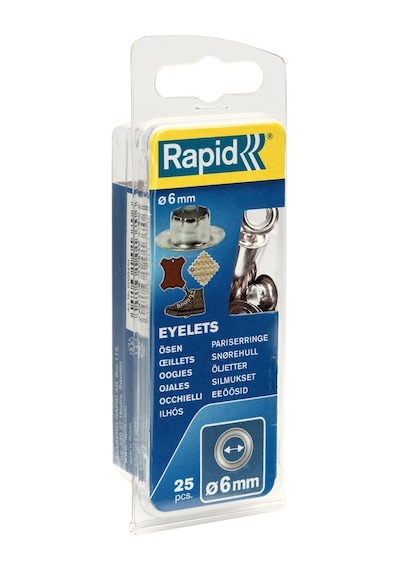 Rapid Kuşgözü Delik Halka 6Mm 25 Adet 5000410