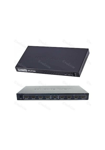 8 Port Hdmi Splitter Çoklayıcı 4411P Switch Çoğaltıcı Çoklu Uydu