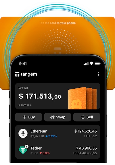 Tangem Wallet Kripto Para Cüzdanı Nfc-soğuk Cüzdan 3'lü Kart Bitcoin