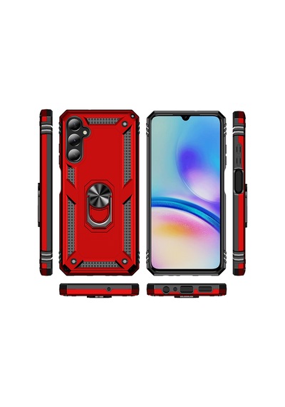 Zore Galaxy Uyumlu A05s Kılıf Vega Kapak - Kırmızı Kirmizi