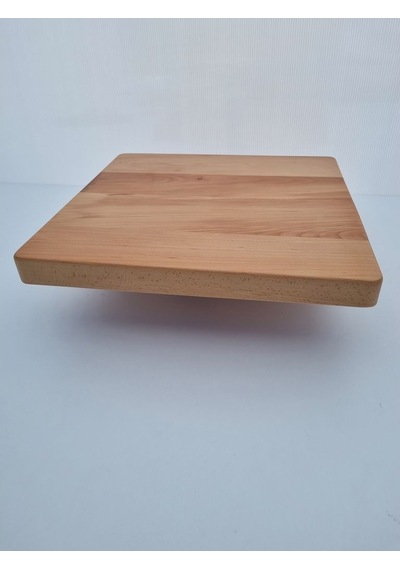 Bintaşmobilya Kayın Kütük Cafe Masa Üstü Tablası 60X60.Cm