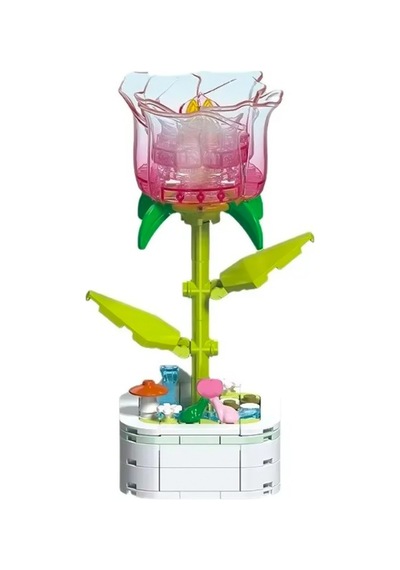 Dostoys 10317 Blok Çiçek Pembe Gül