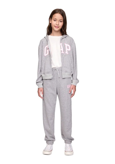 Gap Logo Relaxed Havlu Kumaş Jogger Eşofman Altı - 746745-9997 Gri