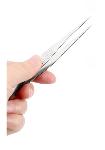 Penset Düz Uçlu 16 Cm Nikel Kaplama
