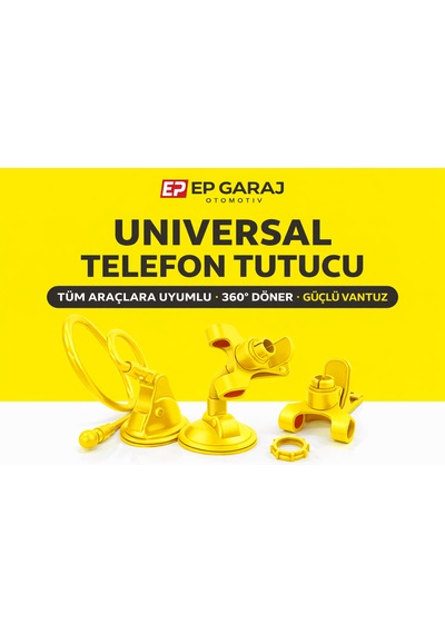 Üniversal Telefon Ve Tablet Tutucu Sarı