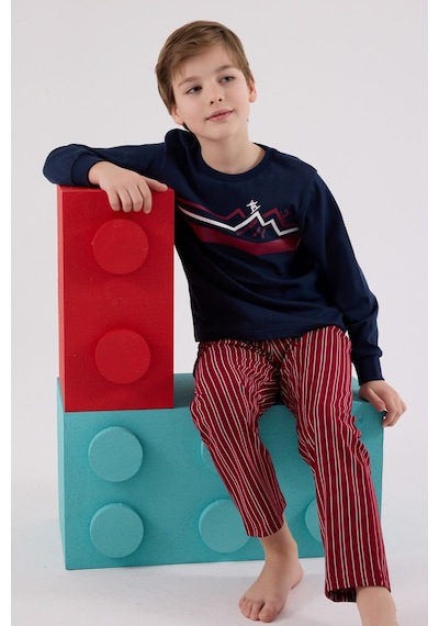 Rolypoly Erkek Çocuk Lacivert Pijama Takımı Rp3648-c-v2