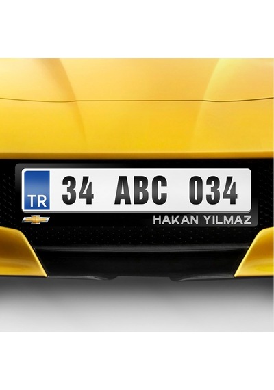 Kişiye Özel Isimli Chevrolet Logolu Plakalık 264845228