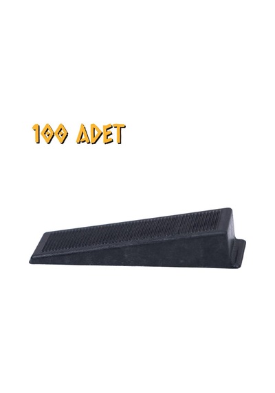 Made Derz Seviye Artısı Sabitleme Takozu Siyah - 100 Adet