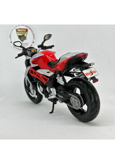 Mv Agusta Brutale 1090 Rr 1:12 Diecast Motosiklet Model Kırmızı Beyaz Koleksiyonluk