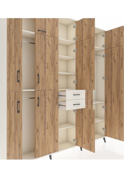 Arges Dolap 10 Raflı 2 Çekmeceli 3 Askılı 220x30x243 Aytaşı-çam/aytaşı Atlas Çam/aytası Arges Dolap 10 Raflı 2 Çekmeceli 3 Askılı 220x30x243 Aytaşı-çam/aytaşı Atlas Çam/aytası