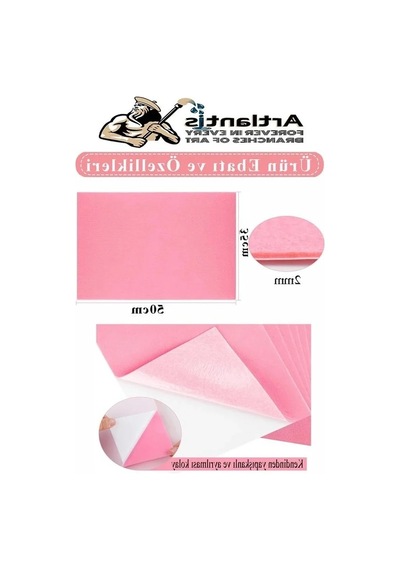 Kendinden Yapışkanlı Siyah Keçe 35x50 Cm 3 Adet 2.0 Mm
