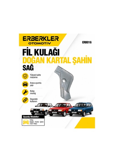 Sağ Şase Alt Fil Kulağı - Tofaş Doğan Kartal Şahin Dkş - Erb1984