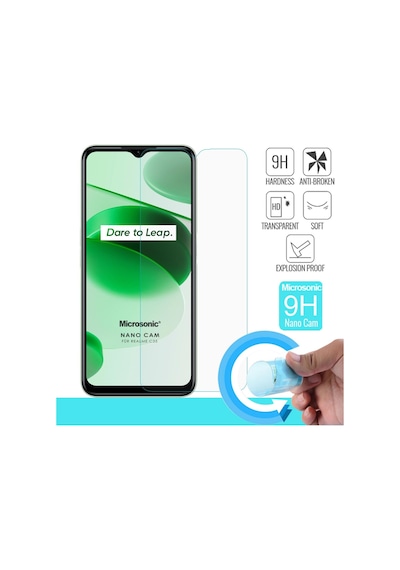 Microsonic Realme C35 Nano Glass Cam Ekran Koruyucu