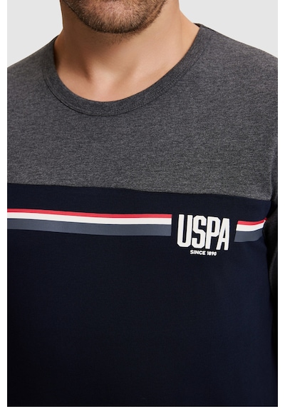 U.S. Polo Assn. Erkek Lacivert Pijama Takımı 50333254 Vr033