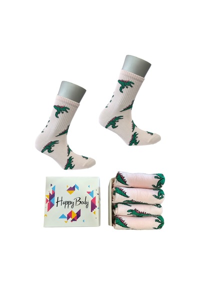 Happy Body (Art.24287)4Lü Set Penye Tenis Çemberli Kolej Çorap
