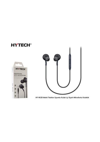 Hytech Hy-xk20 Mobil Telefon Uyumlu Kulak İçi Siyah Kulaklık Kdo