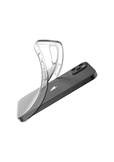Apple Uyumlu iPhone 12 Uyumlu Zore Süper Silikon Kılıf-renksiz Renksiz -