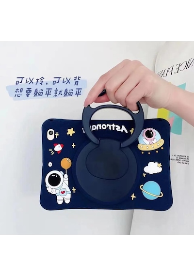 Samsung Galaxy Tab A7 10.4 T500 T505 T507 Uyumlu Astronot Kılıf