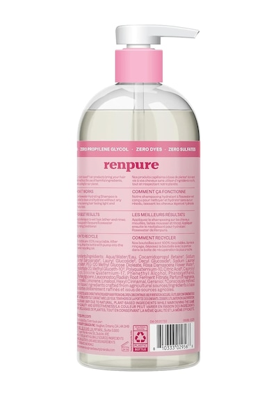 Renpure Gül Suyu Ve Vitamin B Nemlendirici Şampuan 710ml