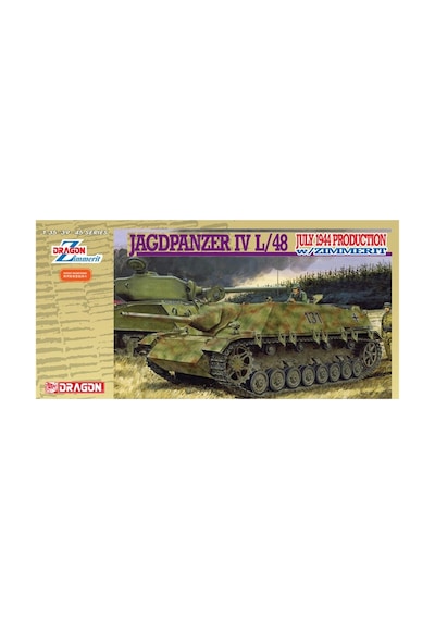 Dragon 6369 1/35 Ölçek, Jagdpanzer Iv L/48, 1944 Üretimi Tank Avcısı Zimmerit Kaplamalı , Plastik Model Kiti-59421