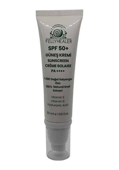 Tr Salyangoz Özlü Güneş Kremi, Spf 50+, Tüp, Krem Form, Renksiz, Aydınlatıcı Ve Yaşlanma Karşıtı, 50 Ml, Tü