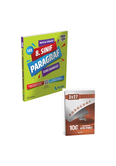 Muba 2027 Lgs 8. Sınıf Paragraf Soru Bankası+ Anla Kazan Paragraf