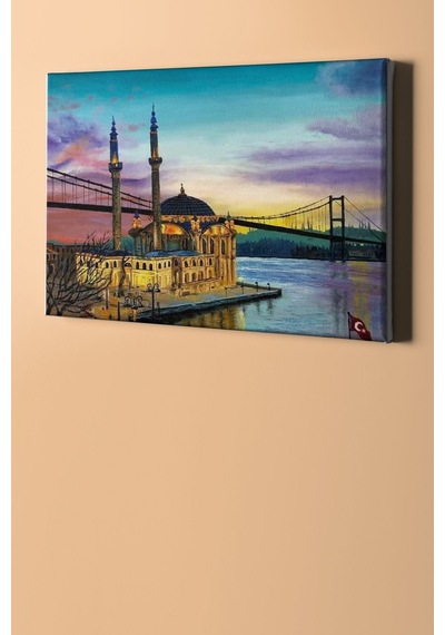 Webstyle Sayılarla Boyama Seti Kasnaklı Ortaköy'de Nostalji 50 X 65 Cm