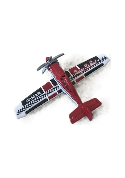 Metal Gövdeli Matchbox Sky Busters Mbx Crop Duster Kırmızı Uçak Koleksiyonluk Pervaneli Model Uçak
