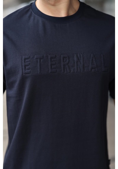 Lacivert Erkek Şort T-shirt Takım E7347
