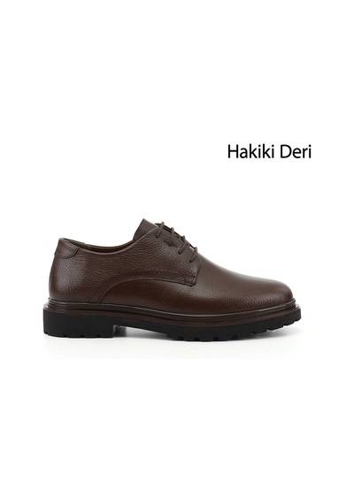 Gönderir Erkek Kahve Floter Bağcıklı Hakiki Deri Klasik Ayakkabı Ddma85142876