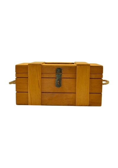 Ahşap Tipbox Kumbara 27x14cm Kişiselleştirilebilir Tasarım