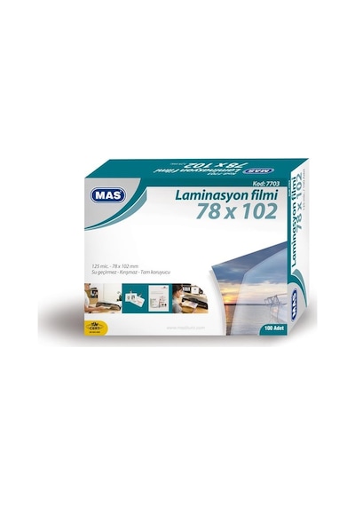 Mas 7703 78X102 Laminasyon Kaplama 125Mic.