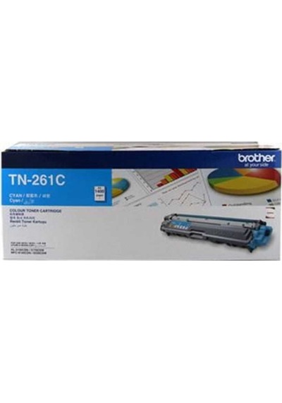 Brother Tn261C Mavi Toner 1400 Sayfa Hl-3150Cdn Hl-3170Cdw Mfc-91