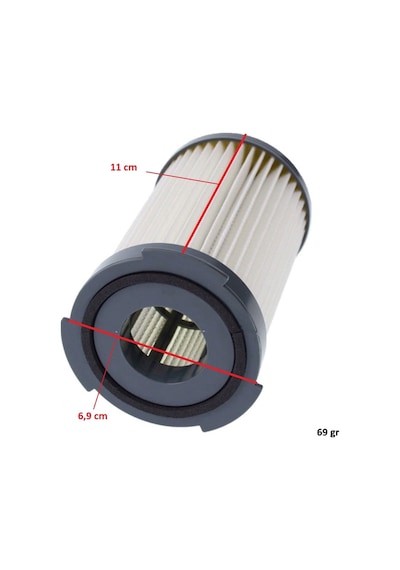 Electrolux Uyumlu Zac 6805 - 6858 Accelerator Silindir Hepa Filtre Seti