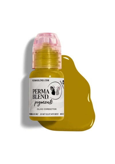 Perma Blend Olive Corrector Kalıcı Makyaj Kaş Corrector Pigmenti 15ml Diğer