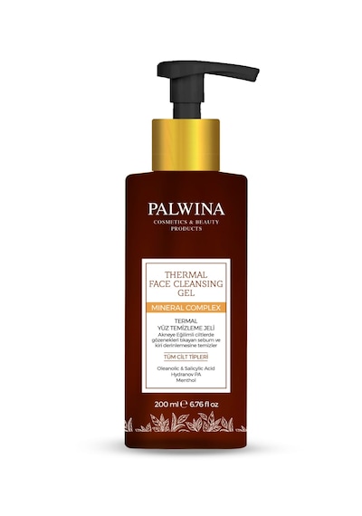 Palwina Cosmetics Termal Arındırıcı Nemlendirici Gözenek Sıkılaştırıcı Yüz Temizleme Jeli 200 ML