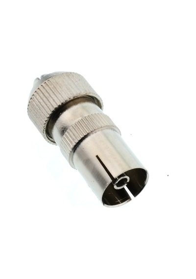 Tek-iş Anten Fişi Metal Dişi Uyumlu