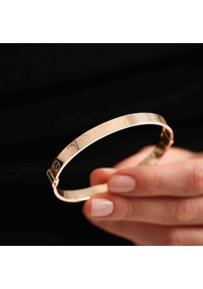 Sembol Gold Altın Çivi Kelepçe T12948