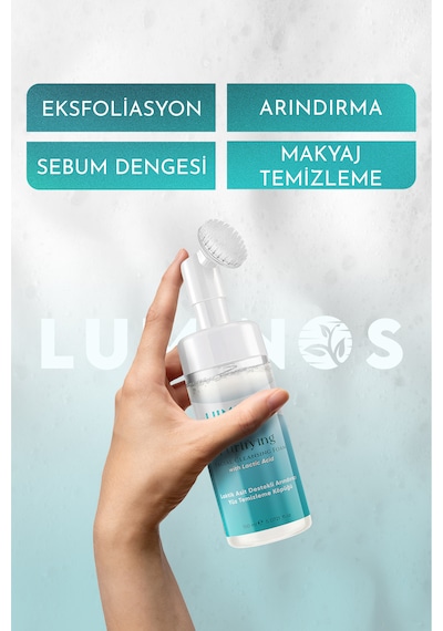 Luminos Fırça Başlıklı Yüz Temizleyici ve Arındırıcı Köpük 150 ML