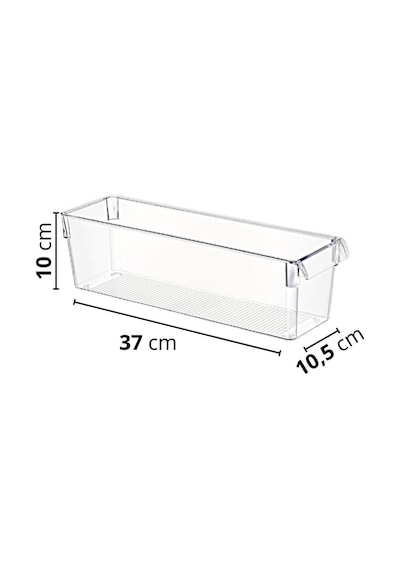 Nandy Home Mini Tall Clear Buzdolabı Dolap Içi Düzenleyici Organizer 3 Adet Şeffaf