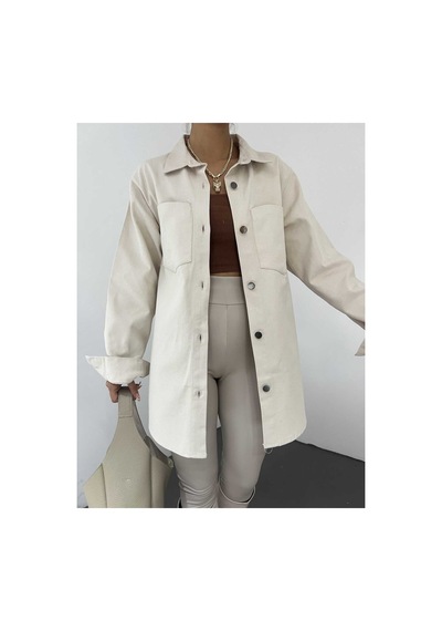 Unika Boutique Unika Gabardin Ceket Bej