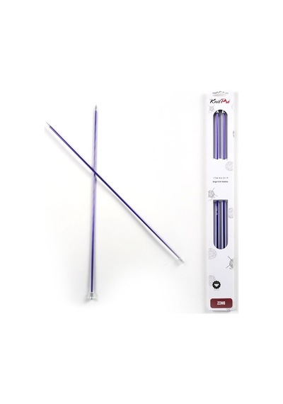 Knitpro Zing Single Pointed Needles 40 Cm 3.75mm El Örgü Şişi Misinasız Şiş 47328